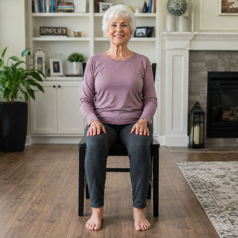 10 Free Chair Yoga Poses for Seniors to Lose Weight