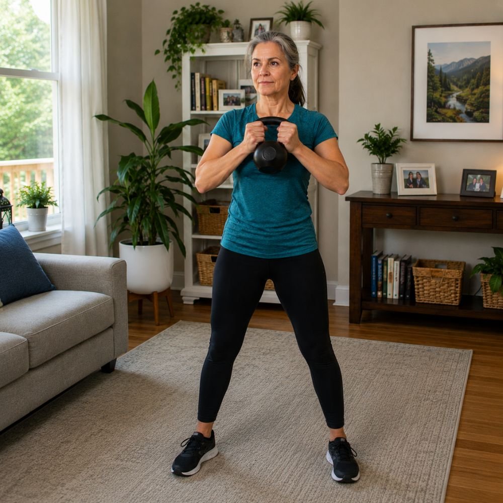 Kettlebell Workouts for Female Beginners Over 50: A Complete, Research-Backed Guide