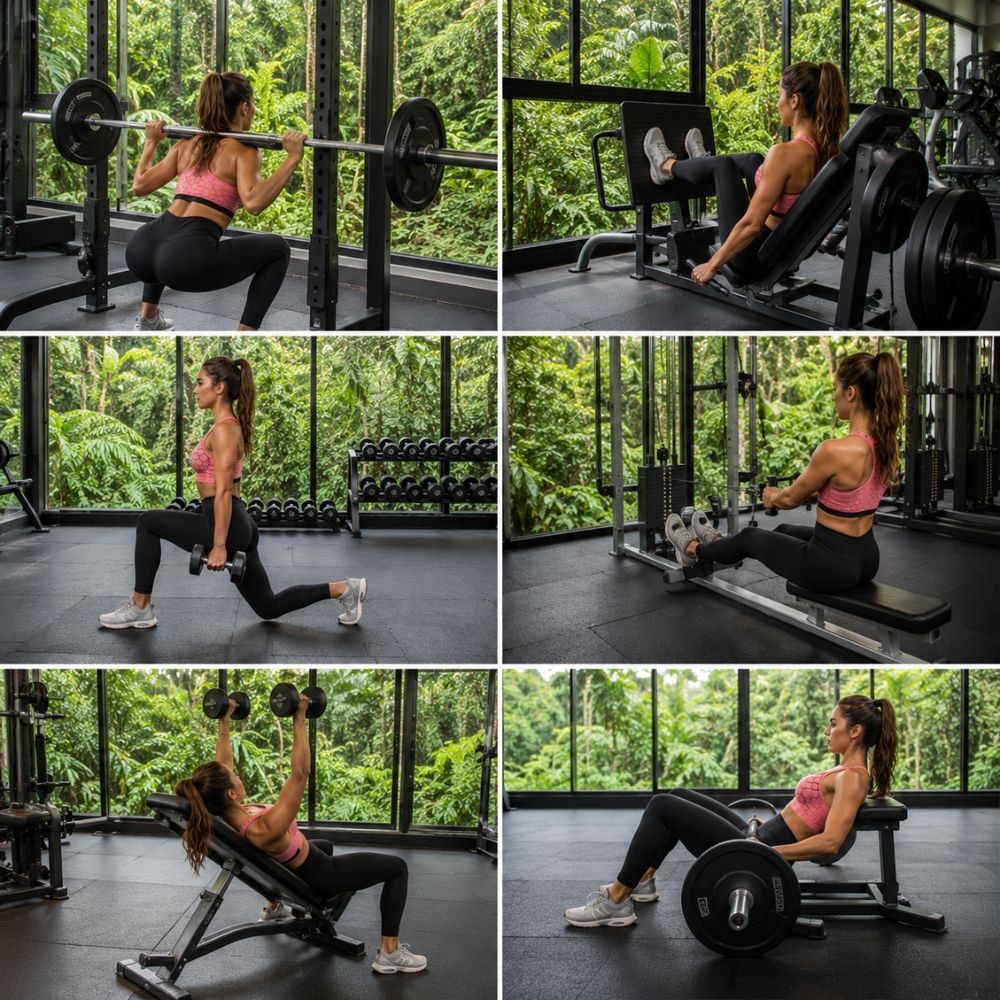 16 Best Glute Workouts at the Gym for Women
