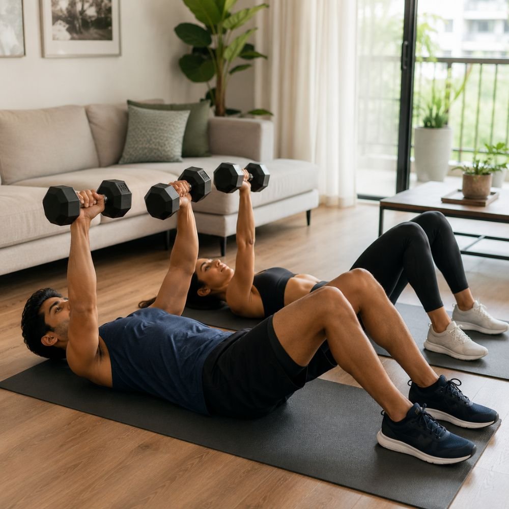 Top 12 Upper Body Dumbbell Workouts You Can Do At Home: The Complete Guide