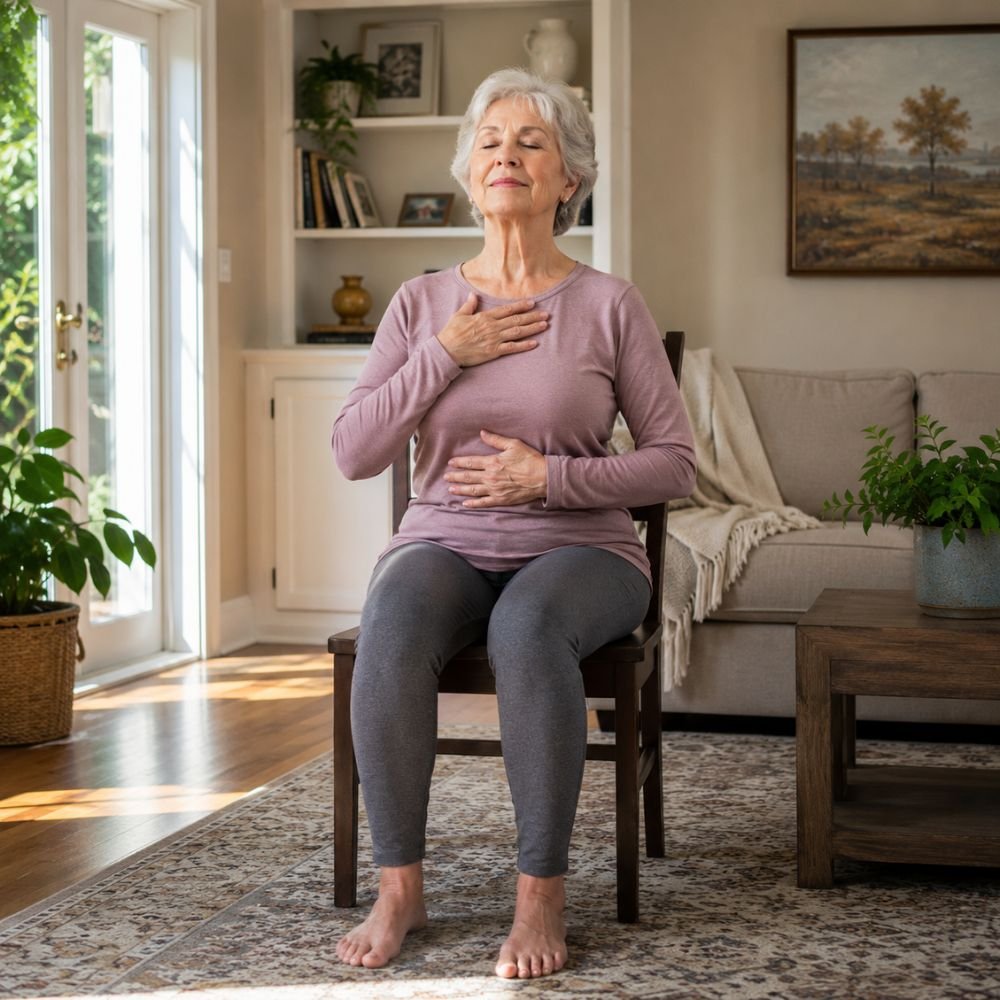 10 Free Chair Yoga Poses for Seniors to Lose Weight