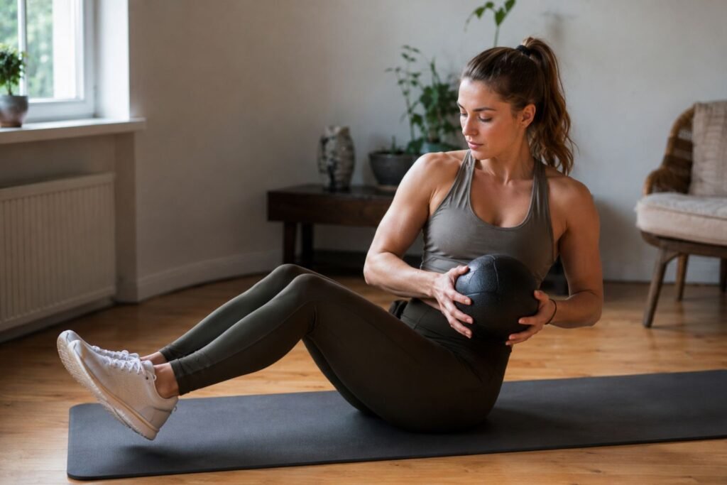 7 easy exercises for a flat stomach and small waist
