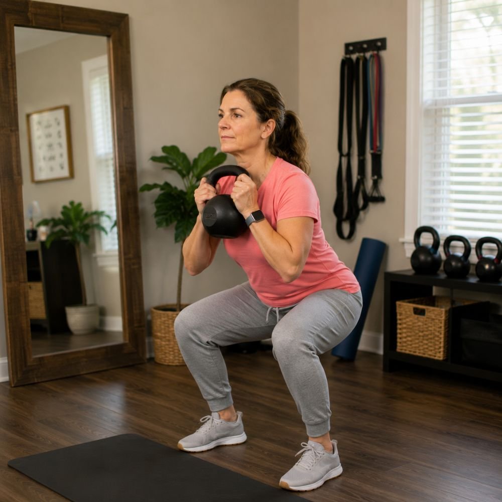 Kettlebell Workouts for Female Beginners Over 50: A Complete, Research-Backed Guide
