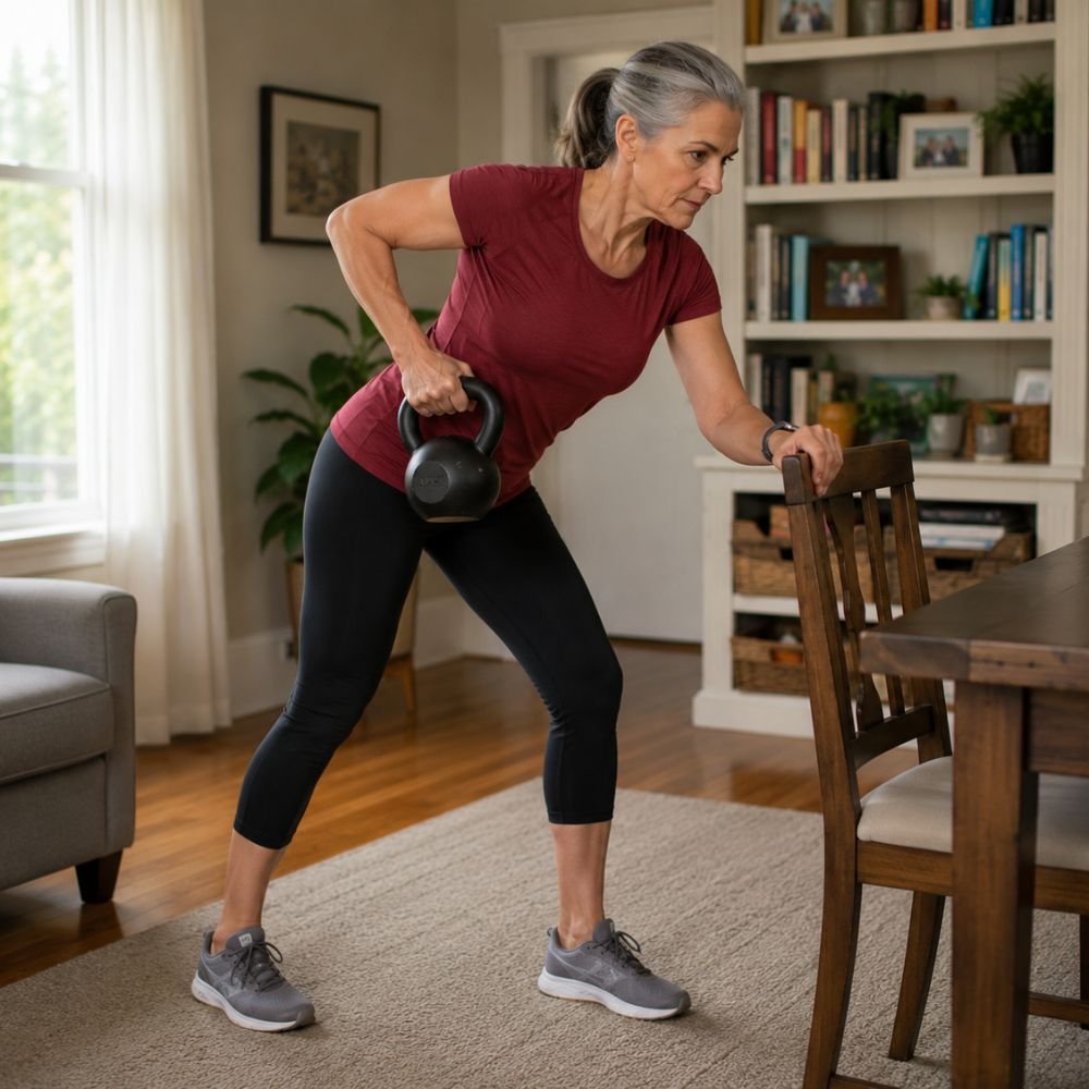 Kettlebell Workouts for Female Beginners Over 50: A Complete, Research-Backed Guide