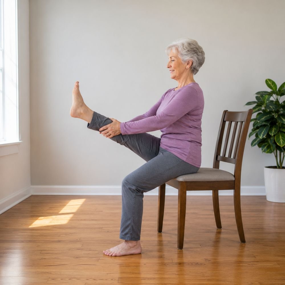 10 Free Chair Yoga Poses for Seniors to Lose Weight