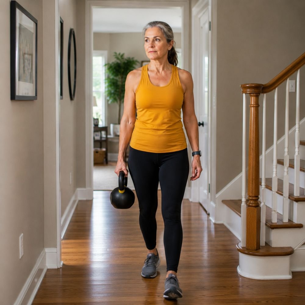 Kettlebell Workouts for Female Beginners Over 50: A Complete, Research-Backed Guide