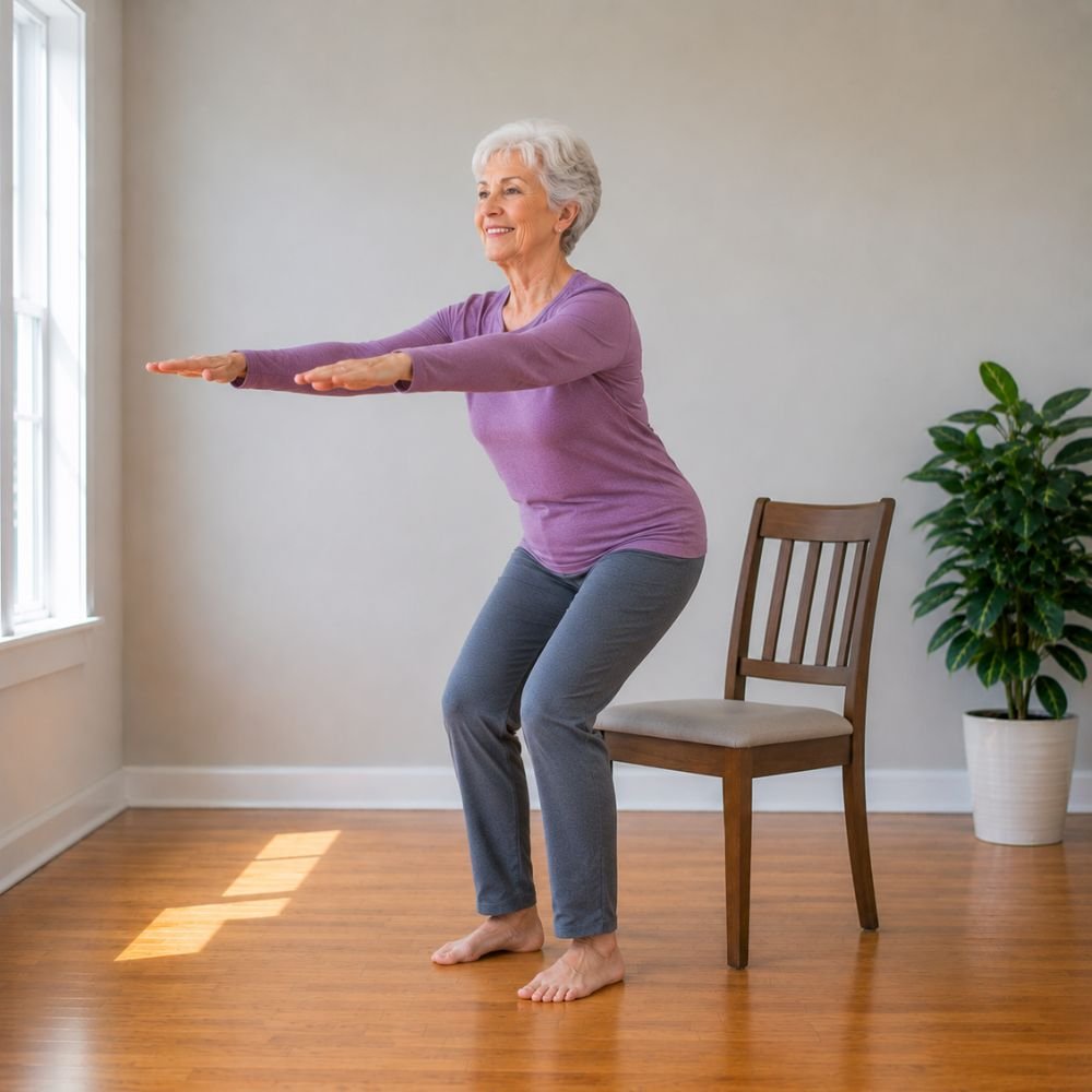 10 Free Chair Yoga Poses for Seniors to Lose Weight