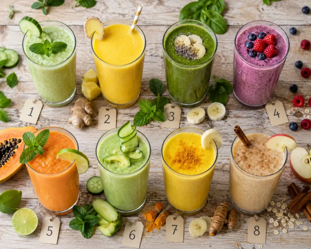 Smoothies to Lose Belly Fat in 1 Week: 8 Best Recipes (With Diet Plan)